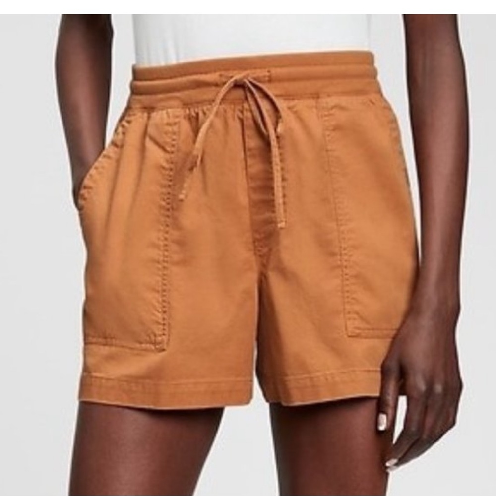 Gap Pull-On Utility Cotton Shorts Gold Tumeric XL